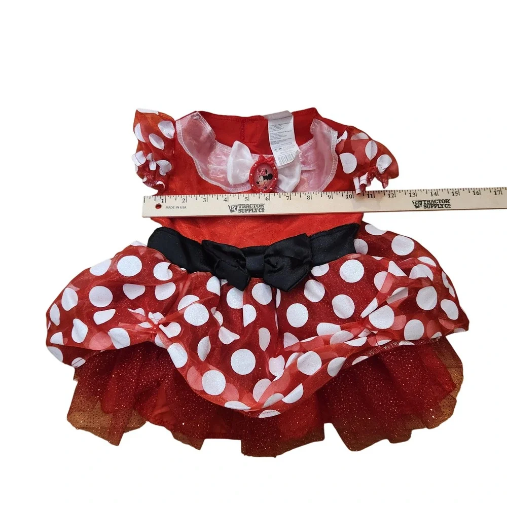 Disney‎ Minnie Mouse Tutu Dress Red White Polka Dot Costume 2T Halloween